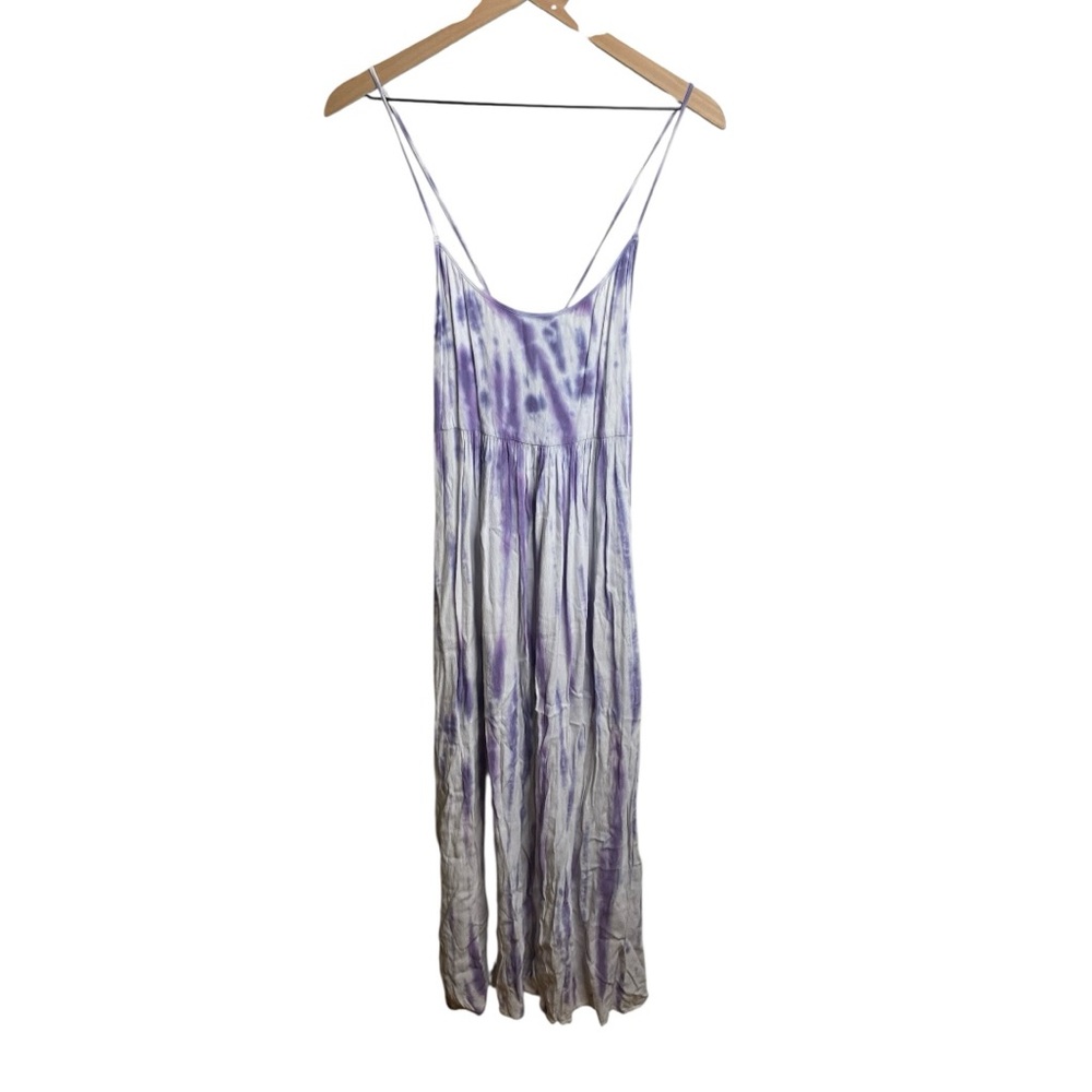 Neuw Purple and White Tie-Dye Garment